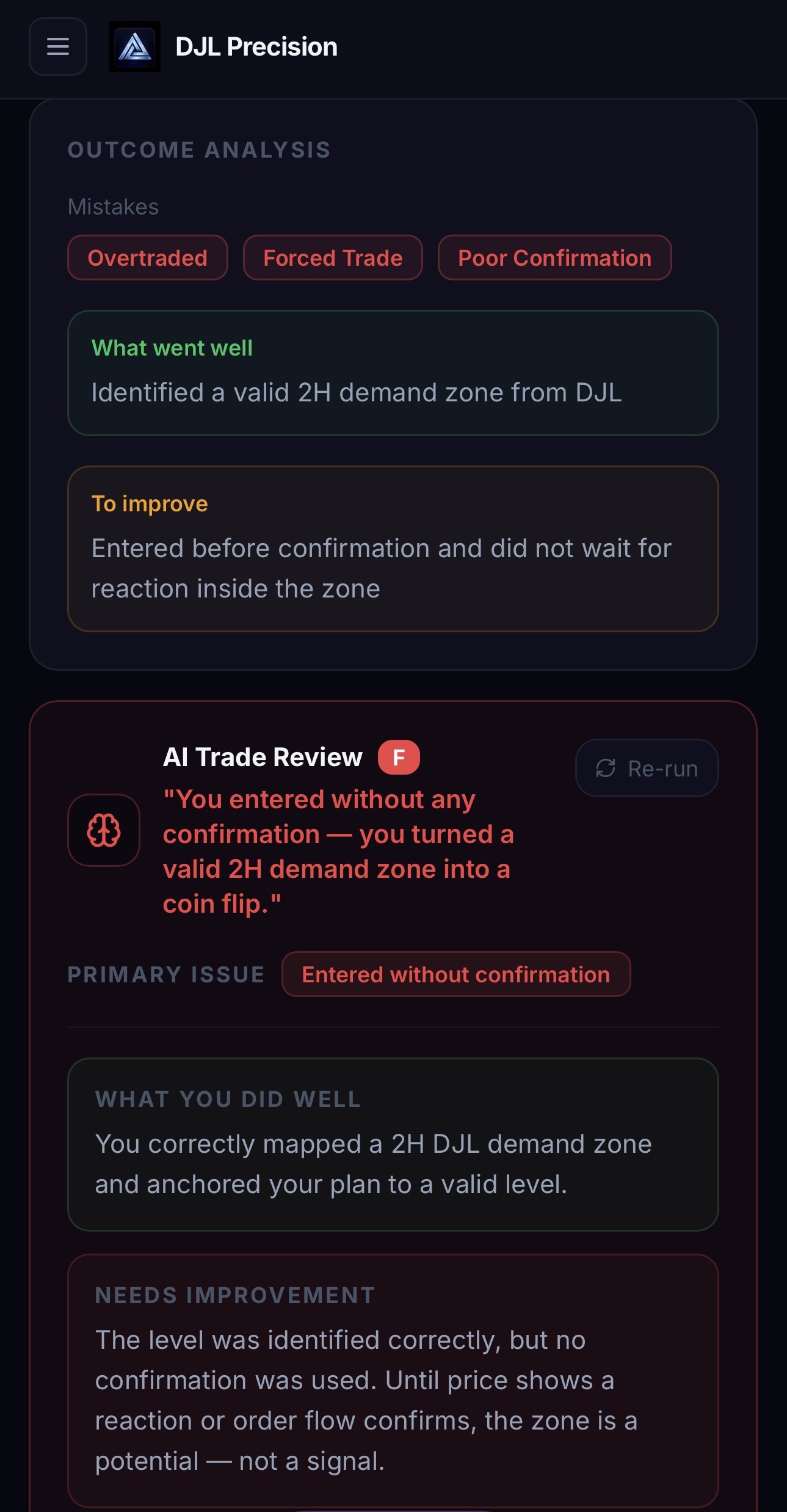 AI Trade Review screenshot 1